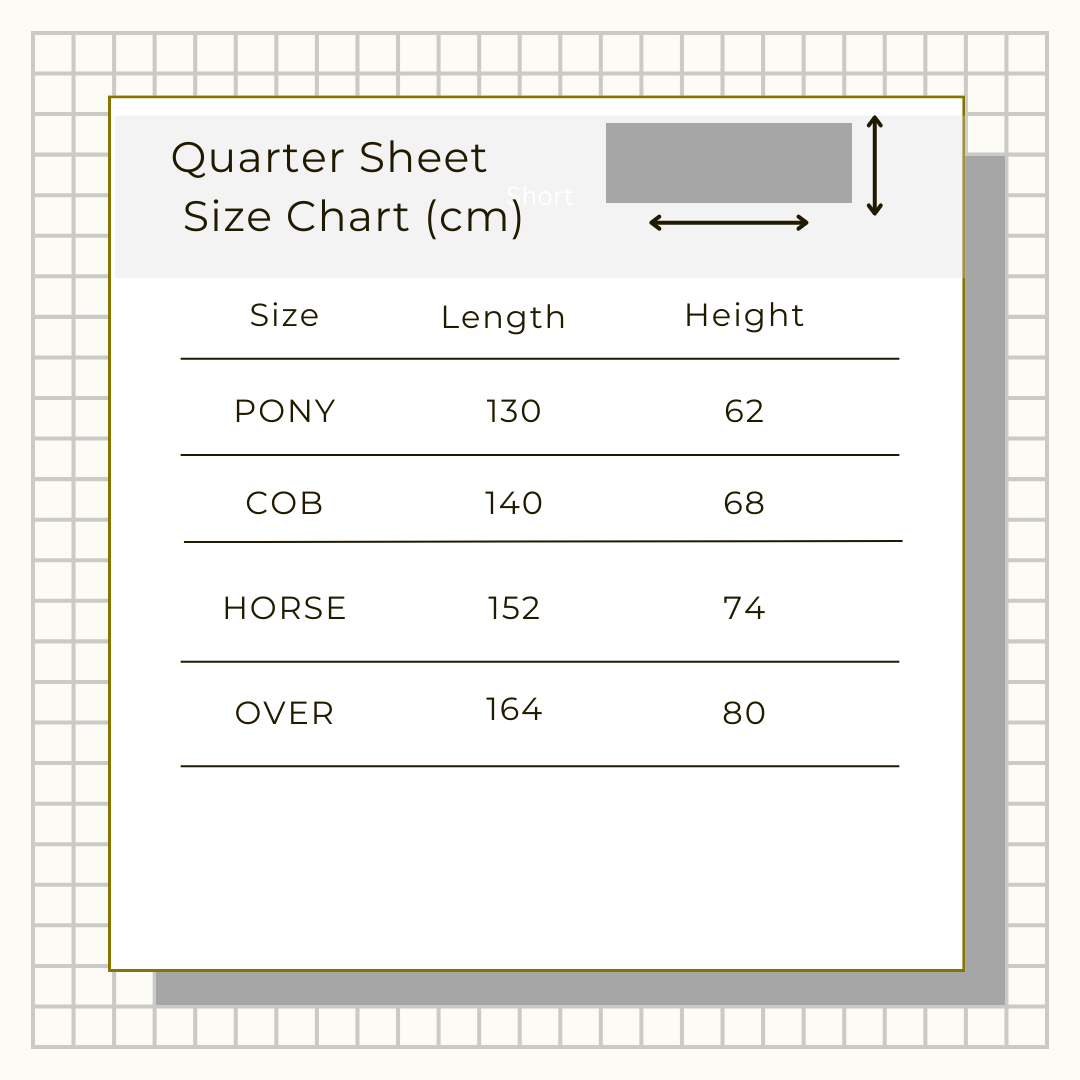 Basics Equestrian Classic Quarter Sheet Grey